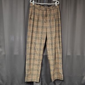 Lg Tall Old Navy Women's Plaid tan Trouser Pants